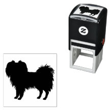 Phalène Spielzeugrasse Hund Form Silhouette