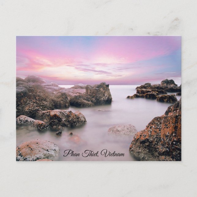 Phan Thiet, Vietnamhafen Foto Postkarte (Vorderseite)