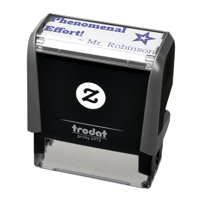 "Phänomenale Anstrengungen!" + Tutor-Name Rubber-B Permastempel (Produkt)