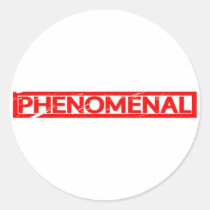 Phänomenale Briefmarke Runder Aufkleber
