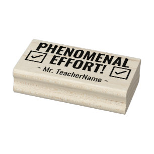 "PHÄNOMENALE LEISTUNG!" Korrektur-Stempel Gummistempel