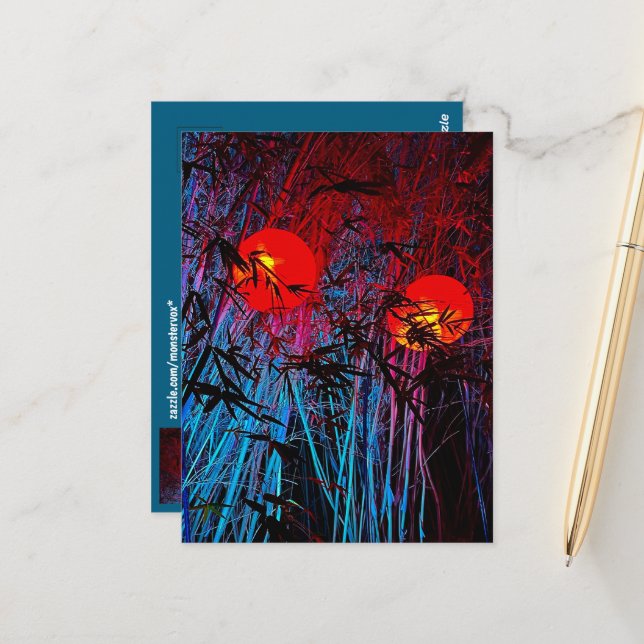 Phantasie-Postkarte Postkarte (Vorderseite/Rückseite Beispiel)