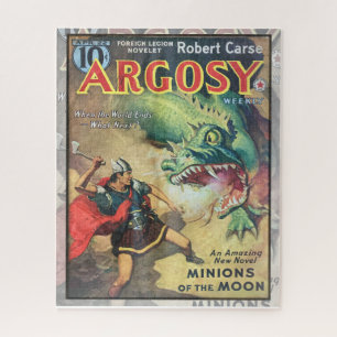 PHANTASIEVOLLE DRACHEN-PULP-MAGAZINCOVER-ART PUZZLE
