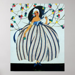 PHANTASIEVOLLES KOSTÜM DESIGN FÜR JUNGE MÄDCHEN UN POSTER