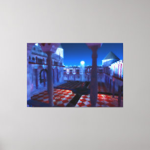 Phantastes: Hof des Palace Canvas Print Leinwanddruck