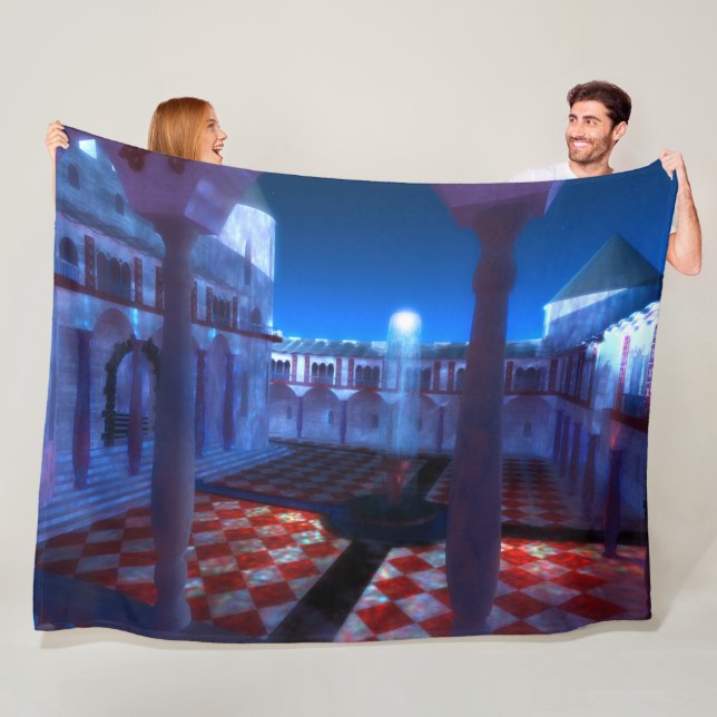 Phantastes: Hof des Palace Fleece Blanket (Beispiel)