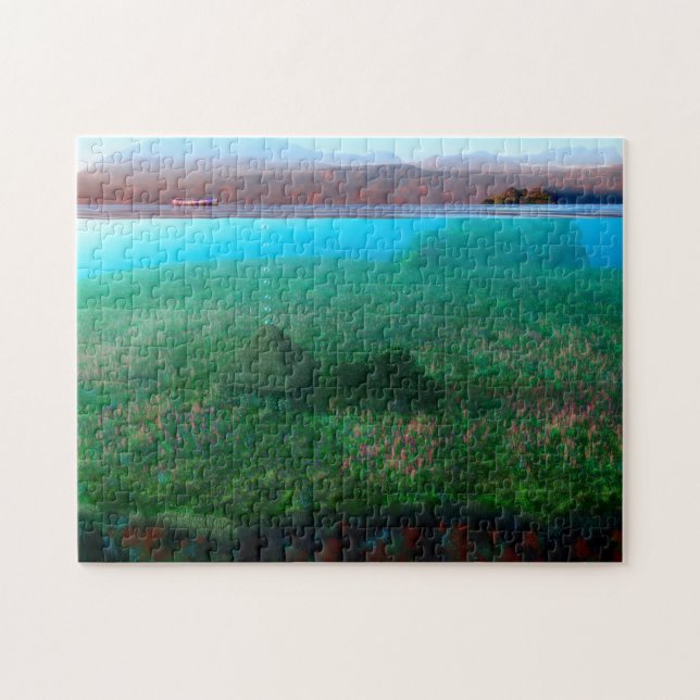 Phantasti: Das Puzzle der Hütte auf der Insel (Horizontal)