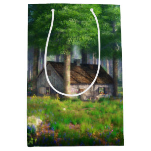 Phantasti: Die Hütte des Waldes gibt Taschen Mittlere Geschenktüte