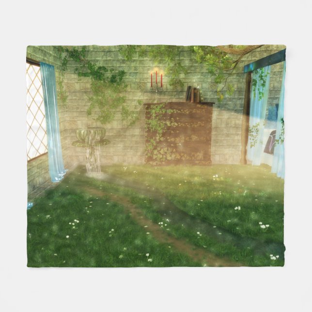 Phantasti: In Fairy Land Fleece Blanket (Vorderseite (Horizontal))
