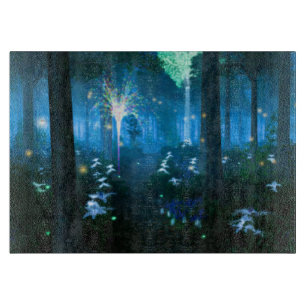 Phantasti: Nacht im Fairy Land Cutting Board Schneidebrett