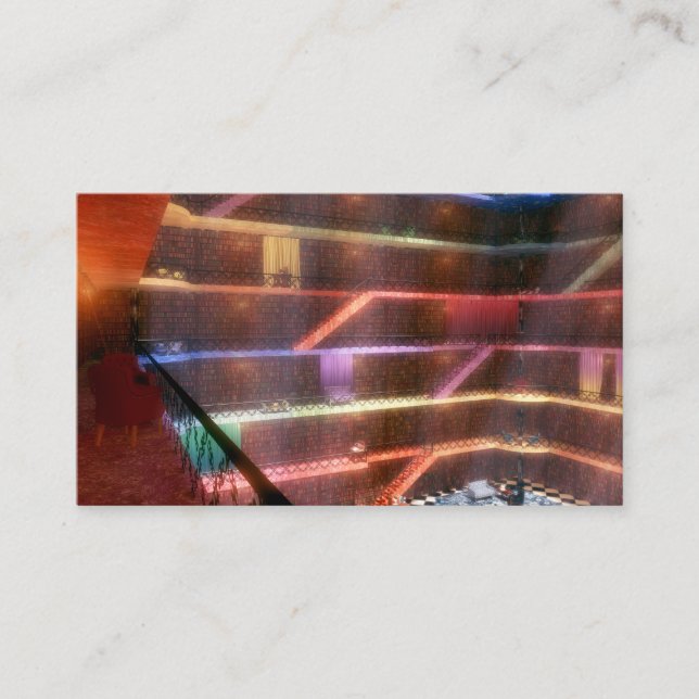 Phantasti: The Palace Library Lesezeichen Visitenkarte (Vorderseite)