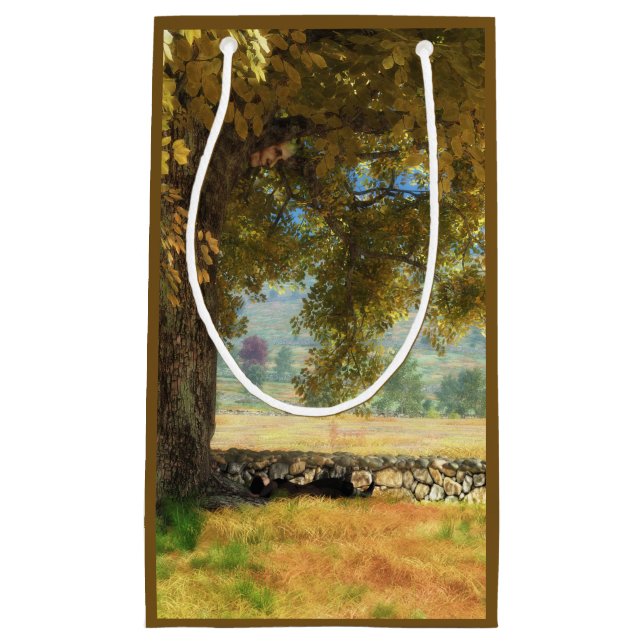 Phantasti: Unter der Buche Baum-Geschenktasche Kleine Geschenktüte (Vorderseite)