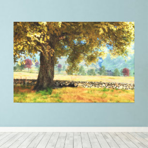 Phantasti: Unter der Buchenbaum Canvas Print Leinwanddruck
