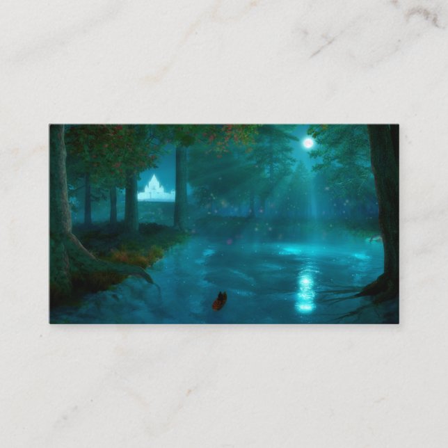 Phantasti: Zu den Lesezeichen des Fairy Palace Visitenkarte (Vorderseite)