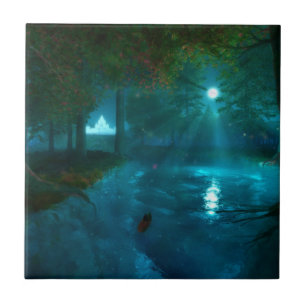 Phantasti: Zum Fairy Palace Tile / Trivet Fliese