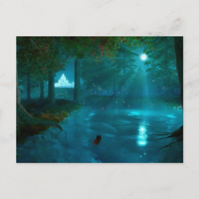 Phantasti: Zur Fairy Palace Postcard Postkarte (Vorderseite)