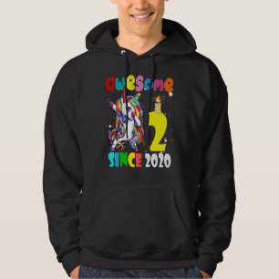 Phantastisch 2 Seit 2020 Niedliches Dabbing Einhor Hoodie