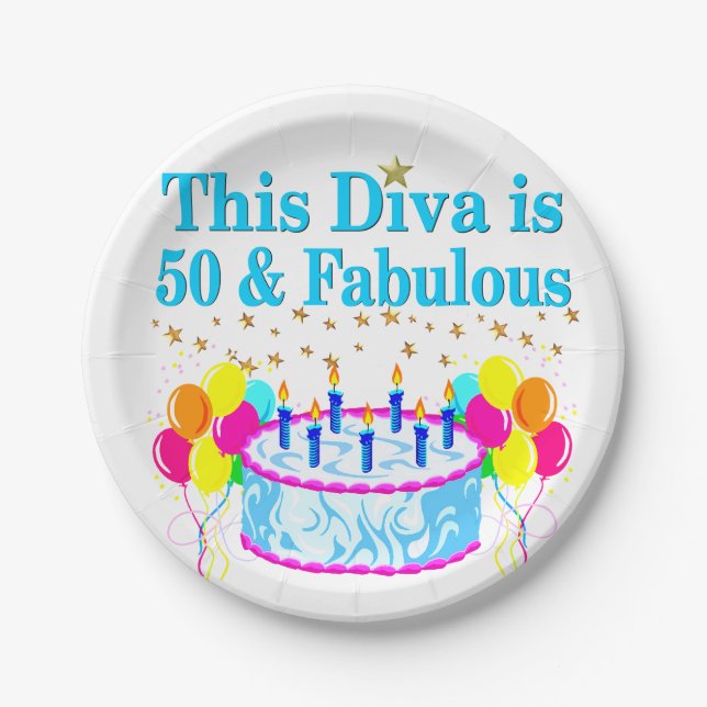 PHANTASTISCH 50. PAPPTELLER (Vorderseite)