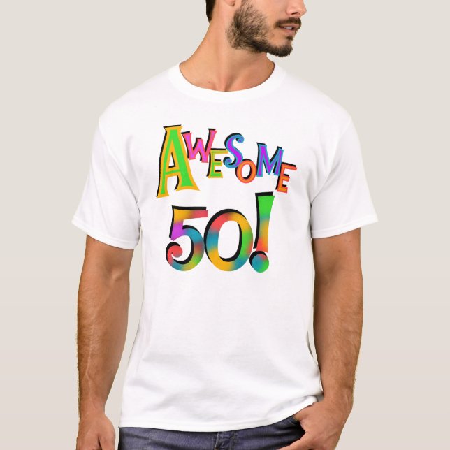 Phantastisch 50 T - Shirt und Geschenke zum Geburt (Vorderseite)