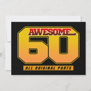 Phantastisch 60 Alle Originalteile Einladung