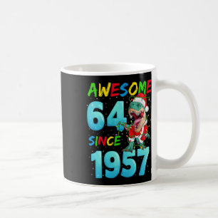 Phantastisch 64 Seit 1957 Dinosaurier 64. Geburtst Kaffeetasse