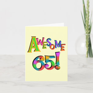 Phantastisch 65 Geburtstagsgeschenke und -geschenk Karte