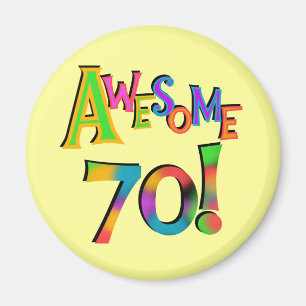 Phantastisch 70 T - Shirt und Geschenke zum Geburt Magnet