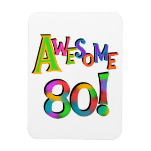 Phantastisch 80 T - Shirt und Geschenke zum Geburt Magnet