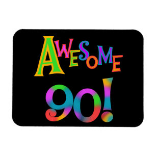 Phantastisch 90 Geburtstagsgeschenke und T - Shirt Magnet