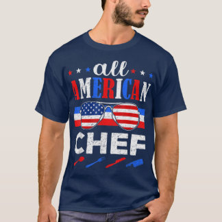 Phantastisch All American Koch USA Patriotic 4. Ju T-Shirt