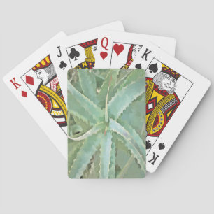 Phantastisch Aloe Vera Akrylic Art Spielkarten
