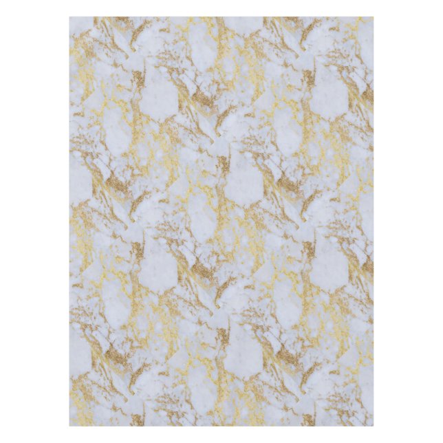 Phantastisch angesagtes modernes Imitat mit Goldmo Tischdecke (Vorderseite)