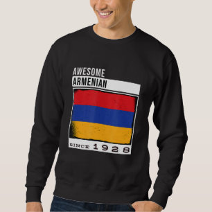 Phantastisch Armenisch Seit 1928 - 95. Geburtstag Sweatshirt