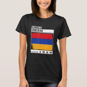 Phantastisch Armenisch Seit 1928 - 95. Geburtstag T-Shirt