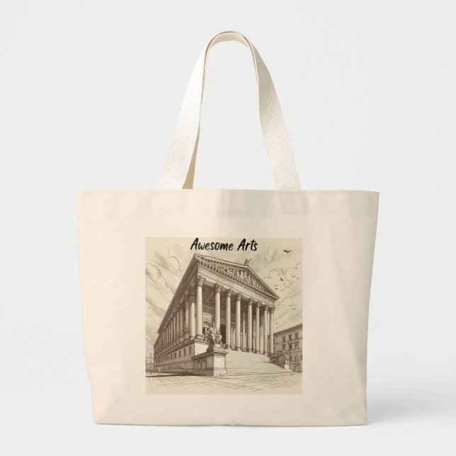 Phantastisch Arts Tote Bag Jumbo Stoffbeutel (Vorne)