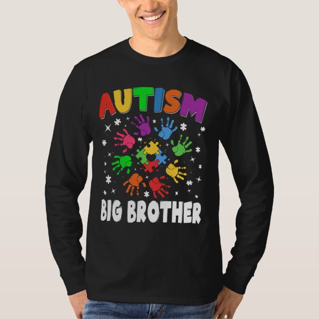 Phantastisch Autismus Big Brother Aufklärungsfamil T-Shirt (Vorderseite)