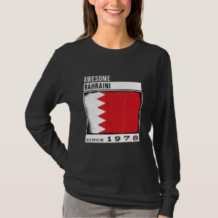Phantastisch Bahraini Seit 1978 Bahraini 44. Gebur T-Shirt