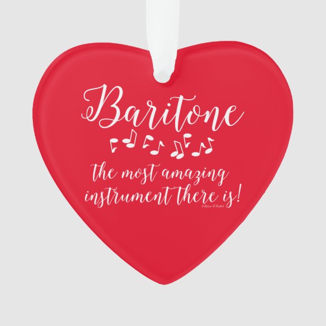 Phantastisch Baritone Ornament (Vorderseite)