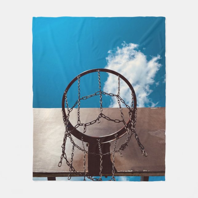 Phantastisch Basketball Fleecedecke (Vorderseite)