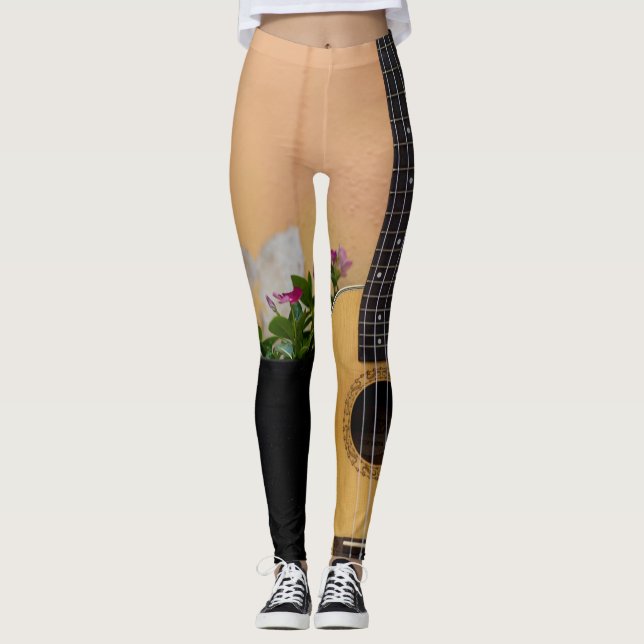 Phantastisch Bass Guitar Leggings (Vorderseite)
