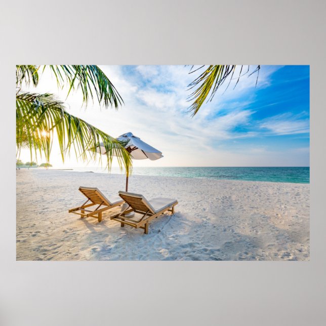 Phantastisch Beach Sunset Poster (Vorne)
