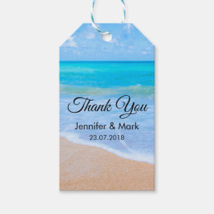 Phantastisch Beach Tropical Scene Foto Hochzeit Da Geschenkanhänger