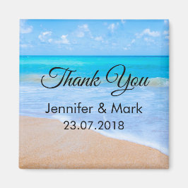 Phantastisch Beach Tropical Scene Foto Hochzeit Da Magnet