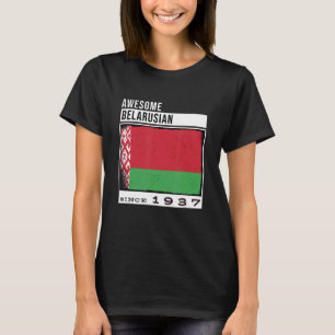Phantastisch belarussisch Seit 1937 belarussische T-Shirt