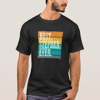 Phantastisch BEST STEPDAD EVER Retro Graphic T-Shirt