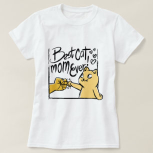 Phantastisch Beste Katze Mama Ever Funny Cat Retro T-Shirt