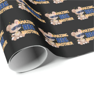 Phantastisch Big Brother Cool Dog Geschenkpapier