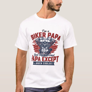Phantastisch Biker Papa T-Shirt