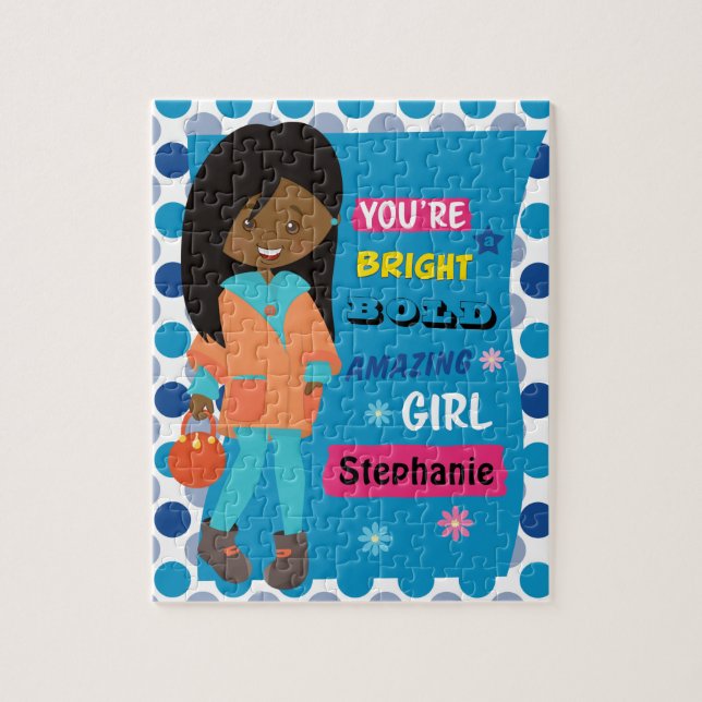 Phantastisch Black Girl Puzzle (Vertikal)