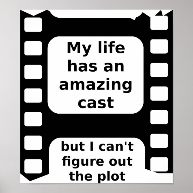 Phantastisch Cast Funny Poster Sign (Vorne)